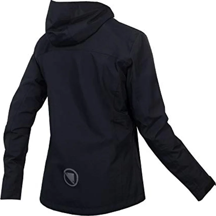 Endura Hummvee WP, Damen Velojacke, wasserdichtes 2-Lagen-Gewebe, Schwarz, Größe S – Bild 2