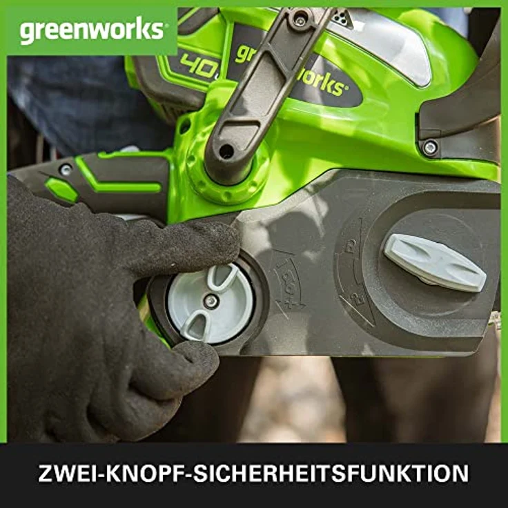 Greenworks 40V Akku-Kettensäge 30cm (ohne Akku und Ladegerät) - 20117 – Bild 4