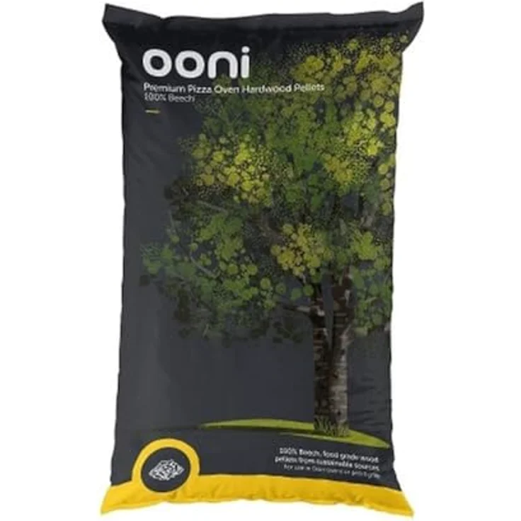 Ooni Premium Hartholz-Pellets 10 kg, Eiche, hochwertiger Festbrennstoff für Feuer