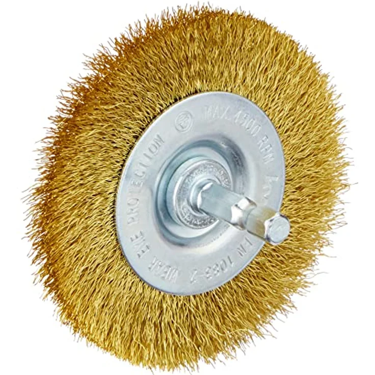 KWB Scheibenbürste, Messingdraht, gewellt, Durchmesser 75 mm - 609310 – Bild 2