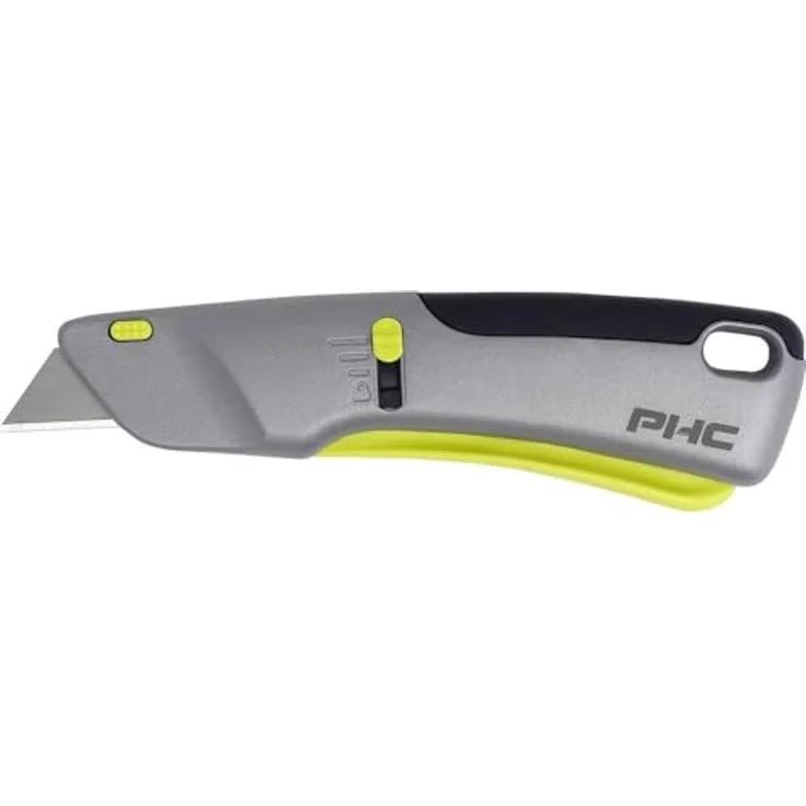 Berger & Schröter Victa Zangengriffmesser E13206-9-01, automatisches Sicherheitsmesser mit 3 Schnitttiefenoptionen und ergonomischem Griff – Bild 1
