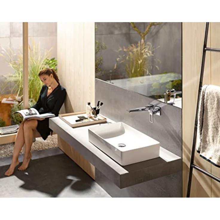 hansgrohe, Badarmatur, Metropol Chrom mit AirPower, EcoSmart und QuickClean – Bild 2
