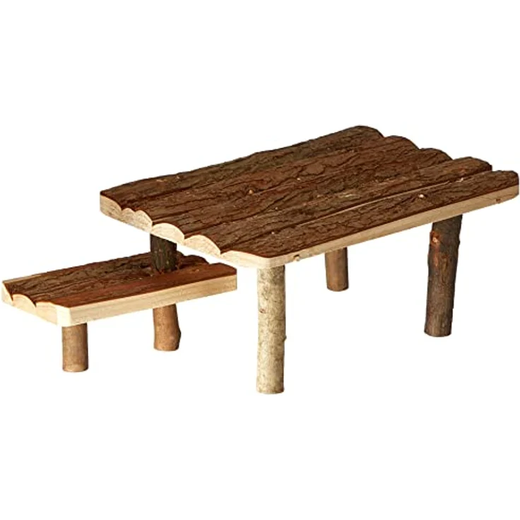 Trixie 62262 Natural Living Unterstand und Liegeplatz m. Treppe, 37 × 17 × 28 cm – Bild 3