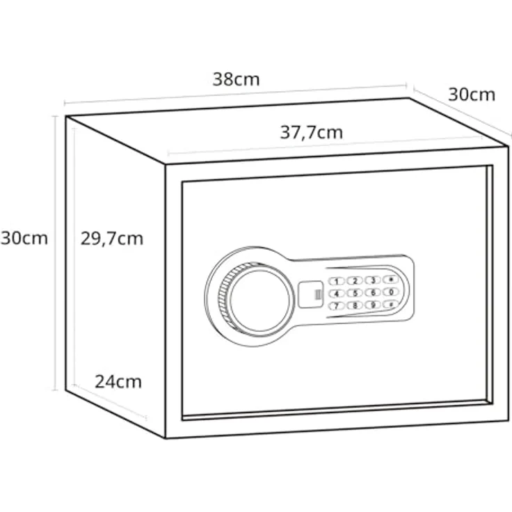 Hjh Office, Tresor, SAFE COMPACT – Bild 6