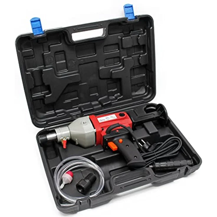 Wiltec - Kernbohrgerät bis 110mm, Leistung 1400W 1700U-min, Kernbohrer Bohrkrone Bohrmaschine – Bild 5