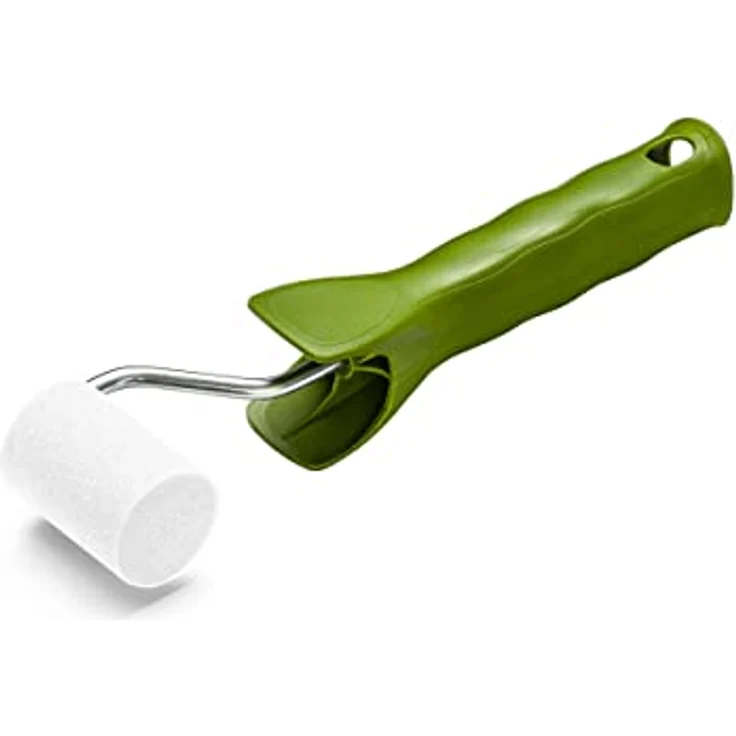 Colorus - Lackier Set: 20 x Schaumstoff-Lackrolle 5 cm superfein gerade | 2 x Lackierwanne | 1 x Farbroller-Steckbügel | Lackierwalze – Bild 4