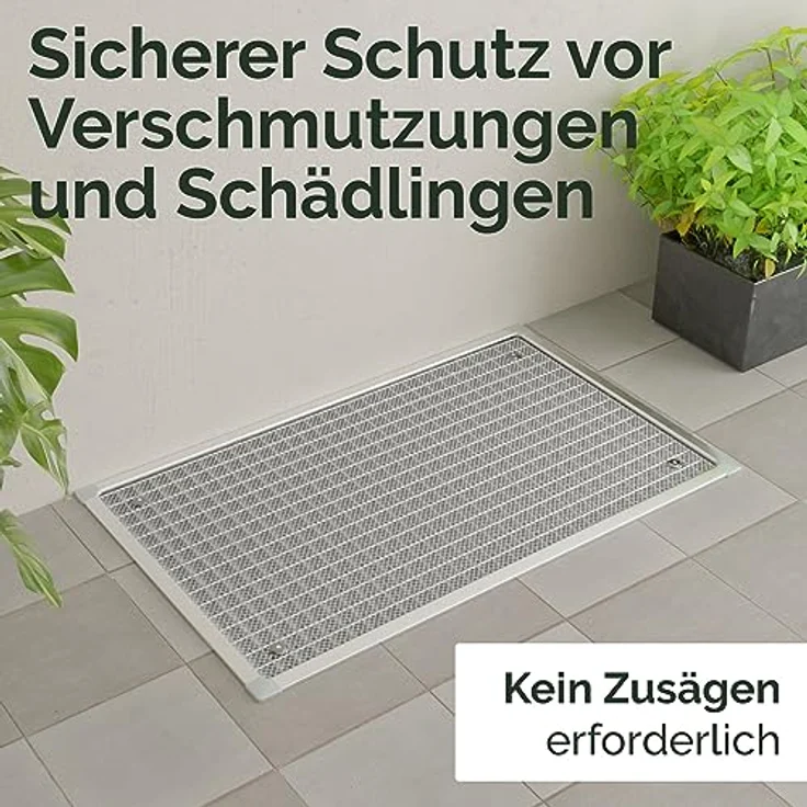 Nematek Lichtschachtabdeckung Tele - Lichtschachtabdeckung Fiberglas, 60 x 120 cm, ohne Sägen – Bild 3