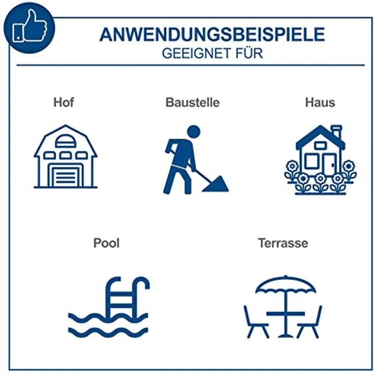 Scheppach HCE2550 Hochdruckreiniger, 2400W Motor mit 180 bar Druck, 12-tlg. Zubehör und 10m Schlauch – Bild 4