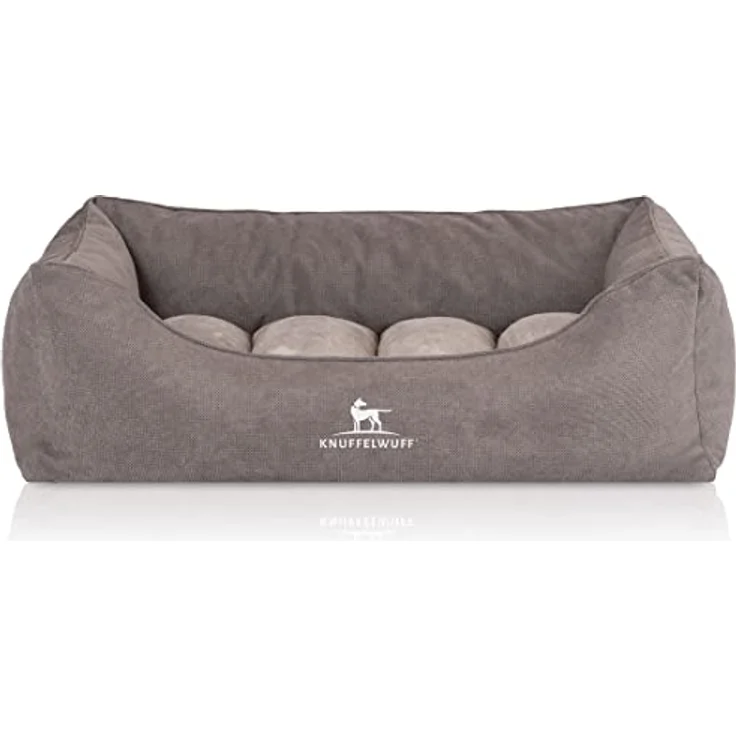 Knuffelwuff orthopädisches Hundebett Baltimore XXL 120 x 80cm Grau - Hundekissen für große, mittelgroße und kleine Hunde - Waschbar – Bild 2