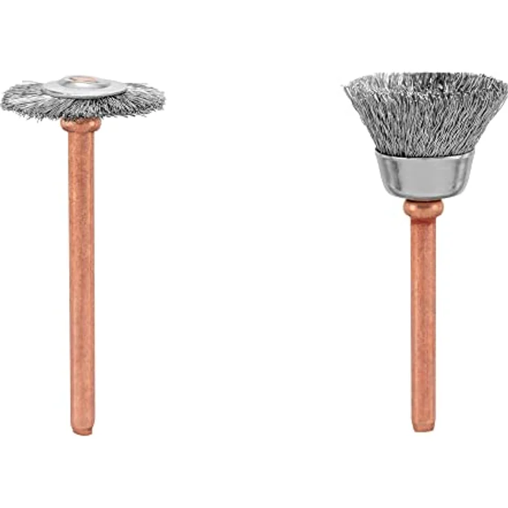 RYOBI Drahtbürsten-Set RAR202-2, 2er-Set mit 13 mm und 19 mm Bürsten aus Kohlenstoffstahl zum Entfernen von Rost, kompatibel mit Mini-Werkzeugen aller Marken – Bild 1
