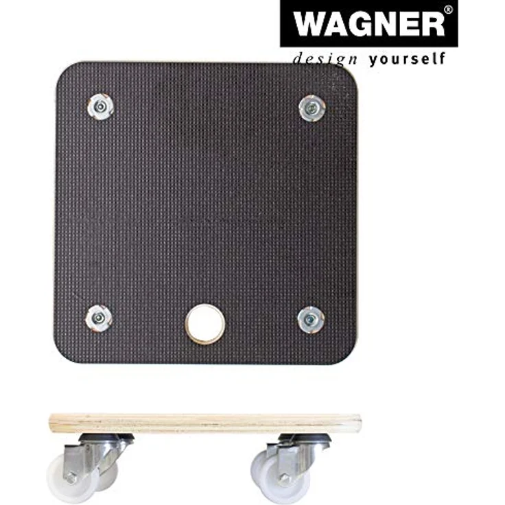 WAGNER Pflanzenroller Maxigrip 29 x 29 cm I Transporthilfe & Pflanzenroller für Außenbereich + Innenbereich I Transportroller aus Holz FSC-Zertifiziert I Tragkraft 200kg I Made in Germany ? 20135001 – Bild 6