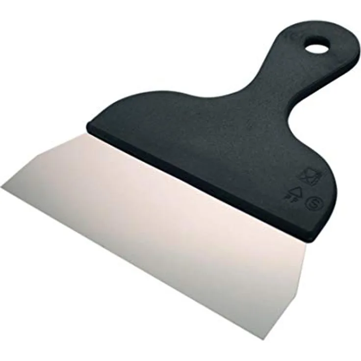Schneider Spachtel, Edelstahl 170 mm, Griff hart (schwarz) aus Edelstahl