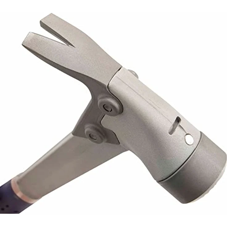 ESTWING AL-Pro Hammer mit blauen Vinylgriff 390g Kopfgewicht, geraut – Bild 3