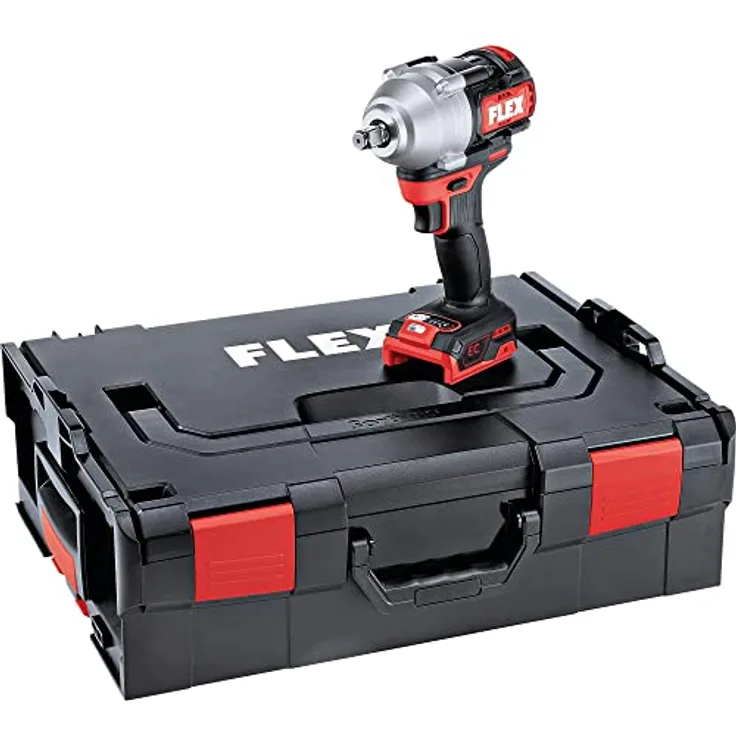 Flex Akku Schlagschrauber IW 1/2" 750 18.0-EC, bürstenloser Motor, 18 V, kraftvolles Schlagwerk, mit L-Boxx
