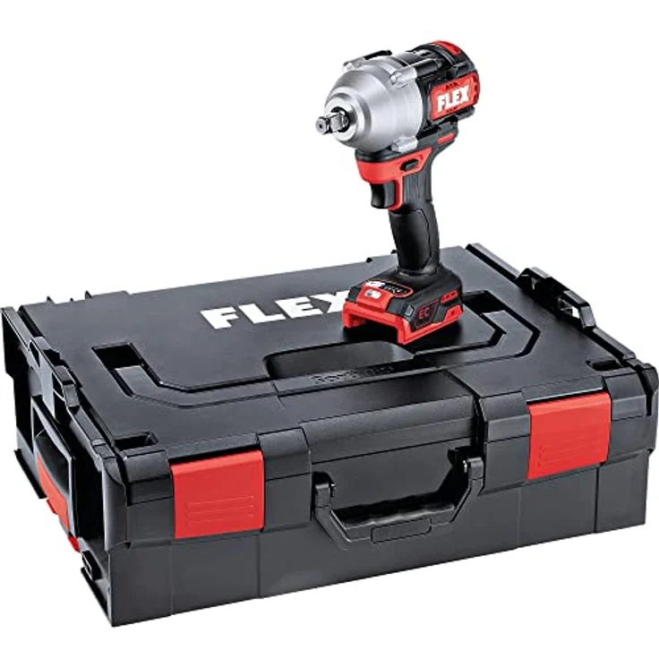 Flex Akku Schlagschrauber IW 1/2" 750 18.0-EC, bürstenloser Motor, 18 V, kraftvolles Schlagwerk, mit L-Boxx