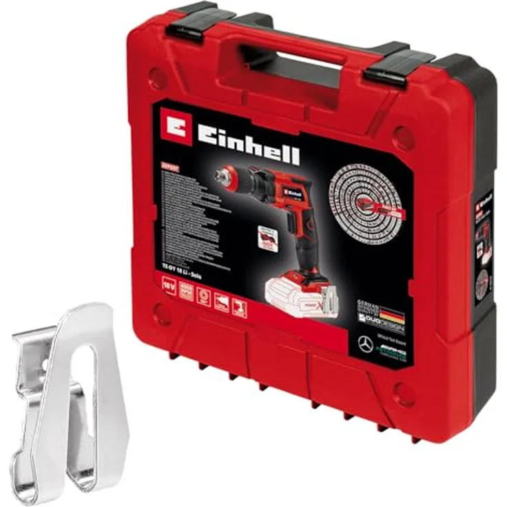 Einhell Akku-Trockenbauschrauber TE-DY 18 Li-Solo Power X-Change PXC (Li-Ion, 18 V, 4000 min.-1, Tiefenanschlag, Dauerbetrieb, ohne Akku und Ladegerät, inkl. Koffer E-Box S35) – Bild 4