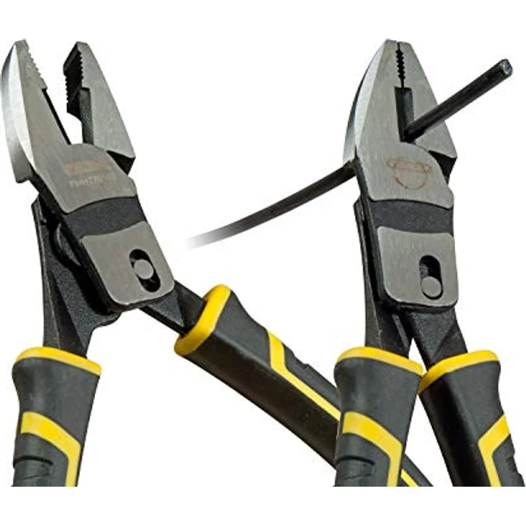 Stanley FatMax Duo-Kraftkombinationszange (geschmiedeter Carbon-Stahl, Doppelgelenk, Zwei-Komponenten-Griff) FMHT0-70813 – Bild 4