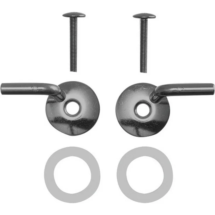 Duravit WC-Deckel-Scharnierpaar, Scharnier für Sitz in Chrom
