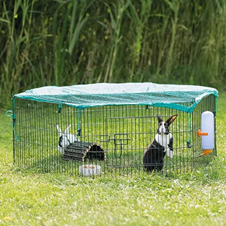 Trixie Natura Outdoor-Gehege 6 Elemente für Jungtiere mit Netz, 58 x 38 cm