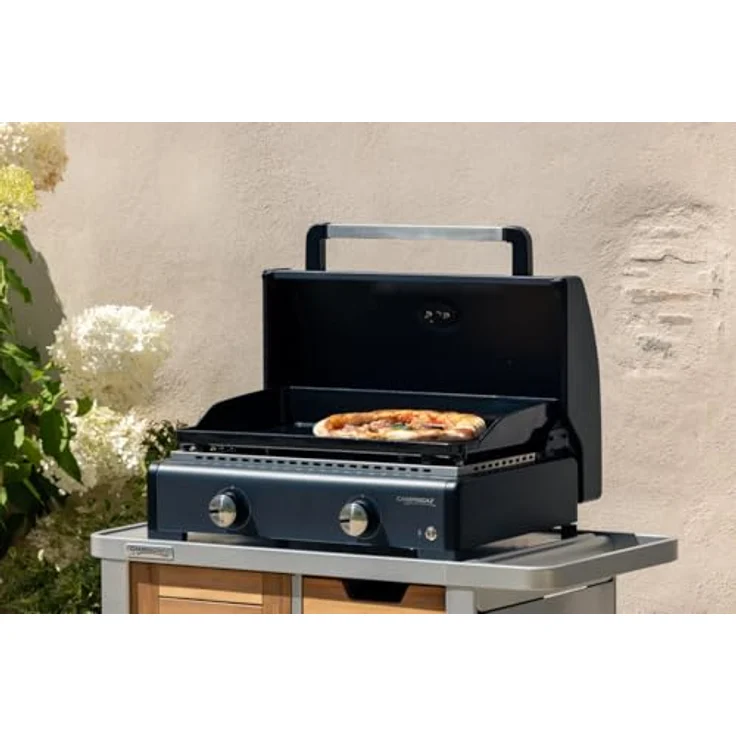 Campingaz Plancha Sigma 2 Cook, Gasgrill mit 2 Blue Flame Brennern und Thermometer, 65 cm x 56 cm x 31 cm – Bild 8