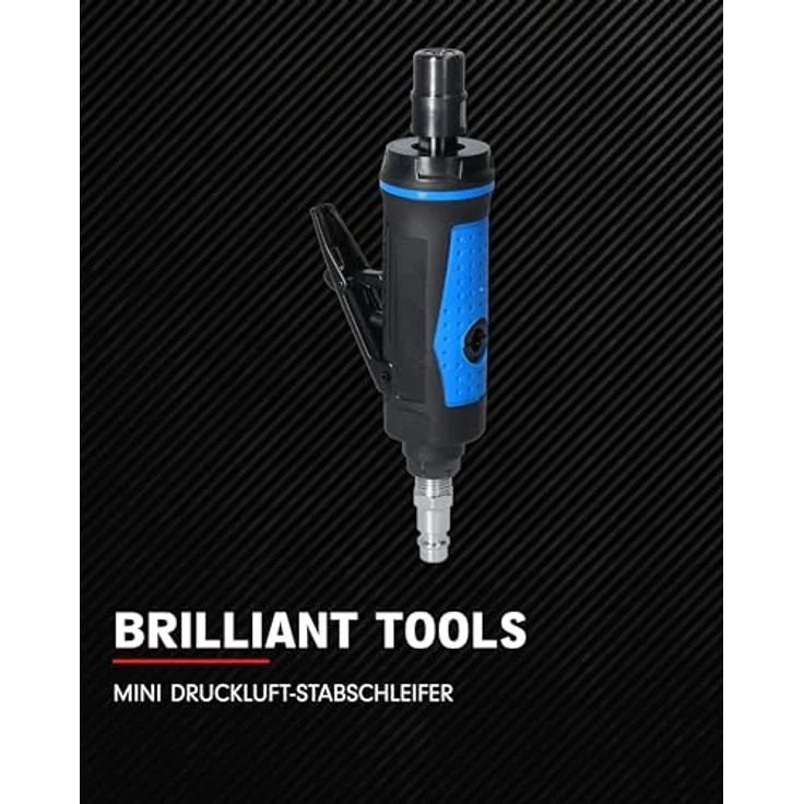 Brilliant Tools Mini Druckluft-Stabschleifer, gerade – Bild 2