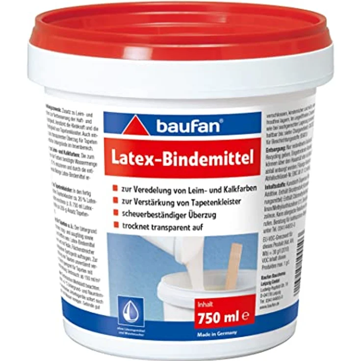 baufan Latex-Bindemittel classic 750ml – Bild 2