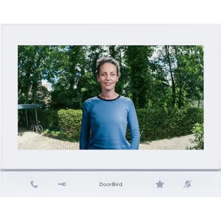 DoorBird A1103 IP Video Innenstation Polar White Edition, 7 Zoll Touch-Display, WLAN, LAN, Raum-zu-Raum-Kommunikation
