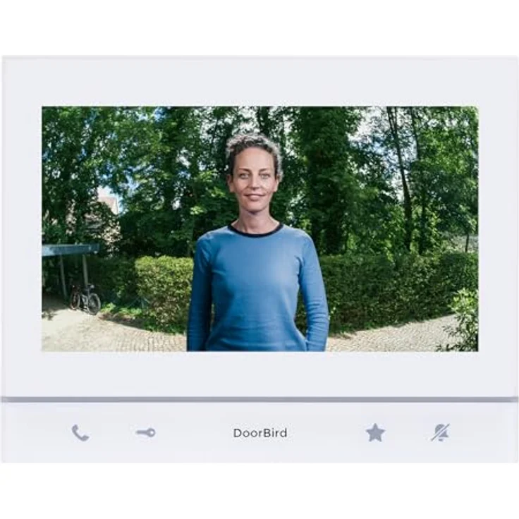 DoorBird A1103 IP Video Innenstation Polar White Edition, 7 Zoll Touch-Display, WLAN, LAN, Raum-zu-Raum-Kommunikation