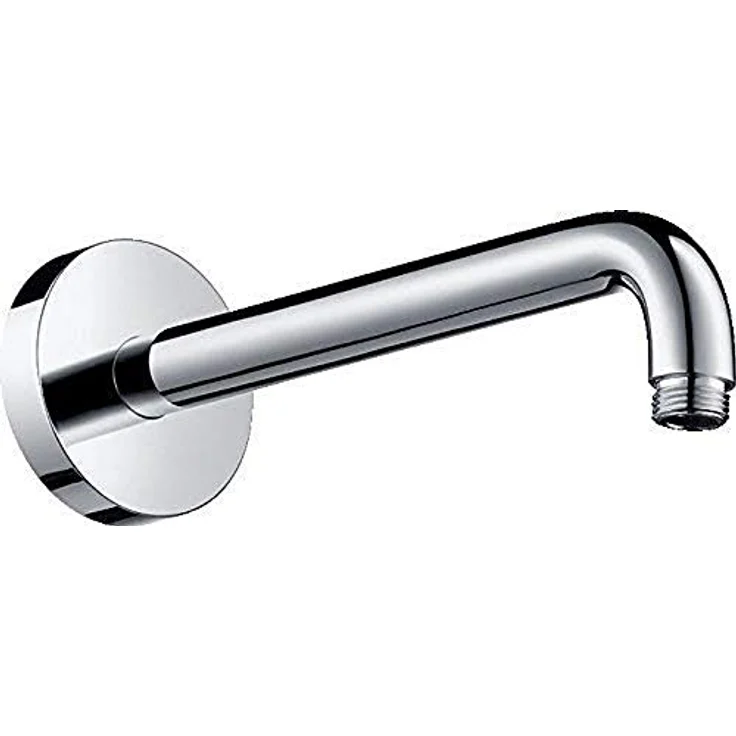 hansgrohe Brausearm 241mm, Chrom - Schlichtes Design für jedes Badambiente geeignet – Bild 1