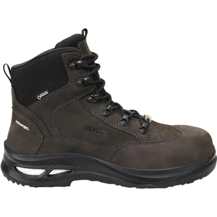 Elten Sicherheitsstiefel THELON XXG GTX brown Mid ESD S3 HI CI, Gr. 40 - Wasserdichtes Nubukleder, GORE-TEX Innenfutter, rutschhemmende Gummi-Laufsohle – Bild 2