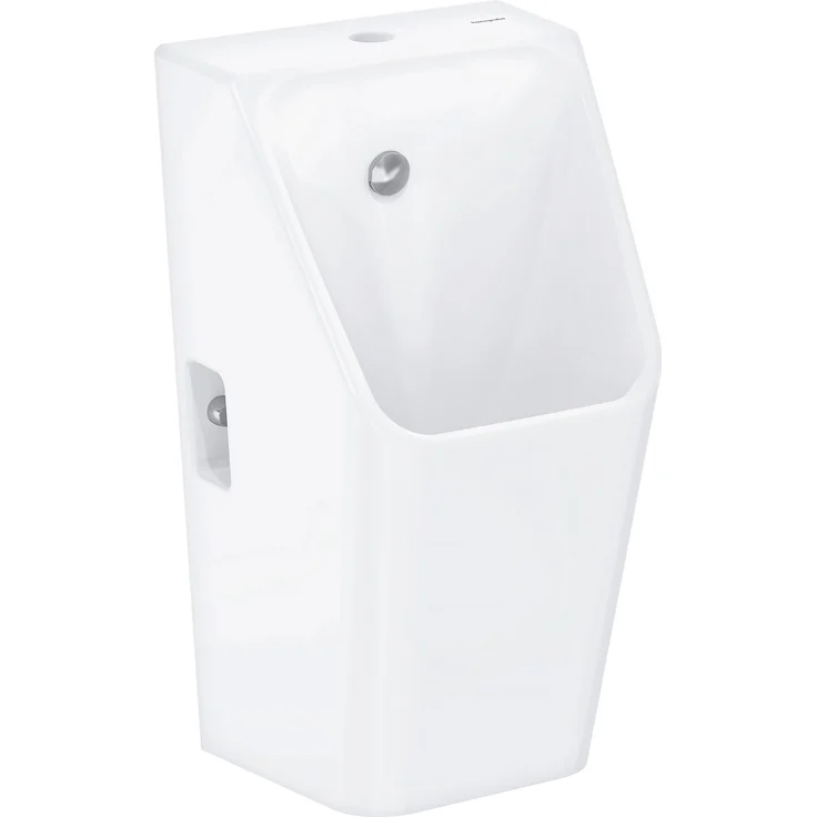 hansgrohe EluPura Original Q Urinal, spülrandlos mit HygieneEffect, Zulauf von oben, 320x305x600mm, weiß
