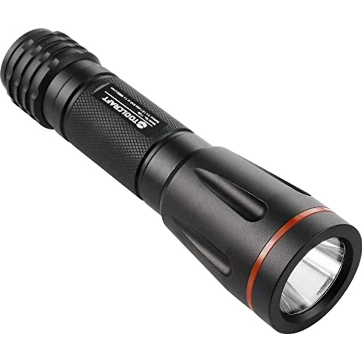 Toolcraft Kauf 3 Zahl 2 T120 LED Handlampe mit Gürtelclip, mit Stroboskopmodus batteriebetrieben 250 lm 122 g – Bild 2