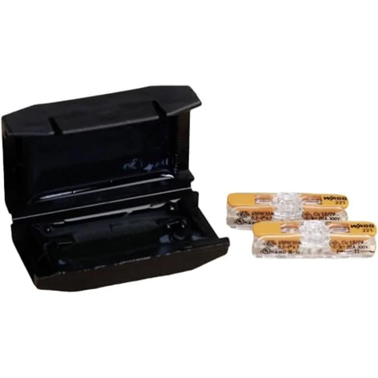 CellPack 449749 EASY-PROTECT Gelbox für WAGO COMPACT Inline-Verbindungsklemmen, flexibel: 0.2-4mm², starr: 0.2-4mm², schwarz – Bild 2