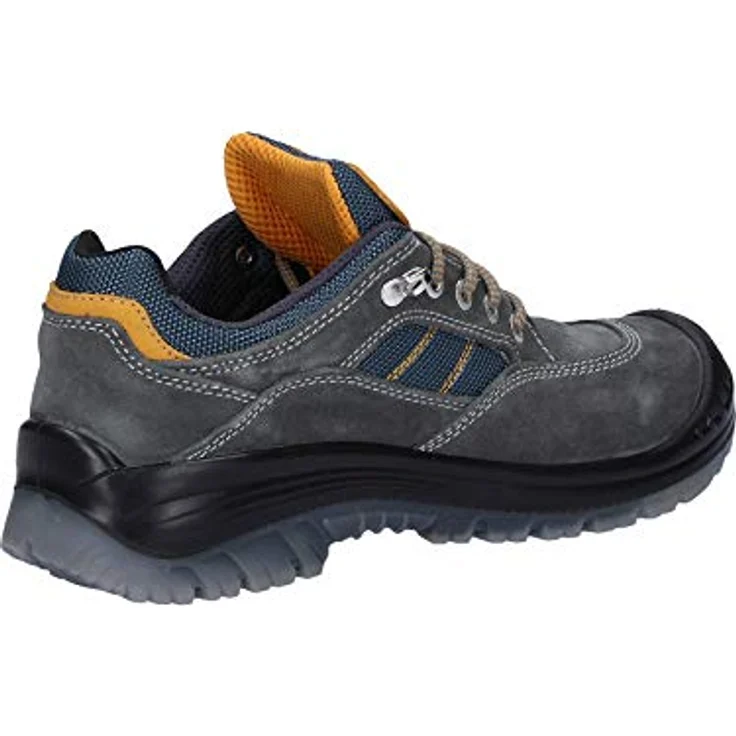 Canadian Line Nepal Arbeitsschuh, Sicherheitsschuhe S1P SRC mit Kunststoffkappe und Durchtrittschutz, grau/blau – Bild 4
