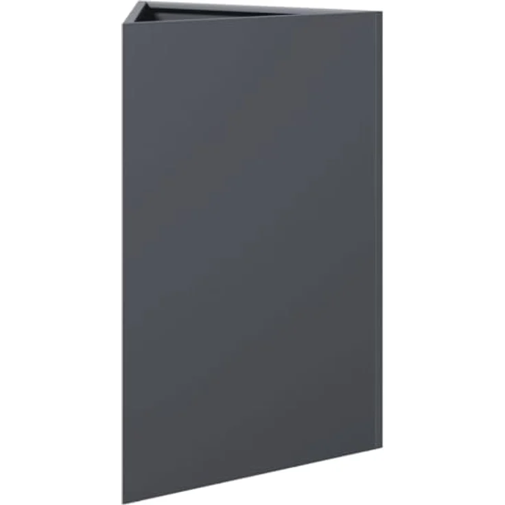 vidaXL Pflanzkübel Anthrazit Dreieckig 50x43x75 cm Stahl, rostbeständig und tief für gesundes Pflanzenwachstum – Bild 4