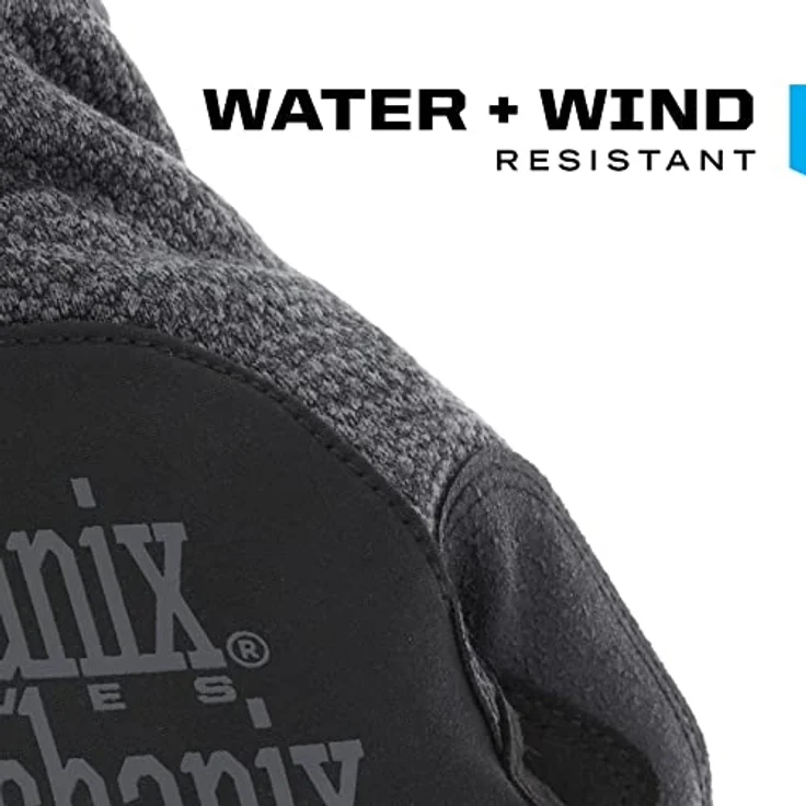 Mechanix Wear ColdWork Original Herren-Winterhandschuhe, Wasserfestes SoftShell-Material, Schwarz - M – Bild 4