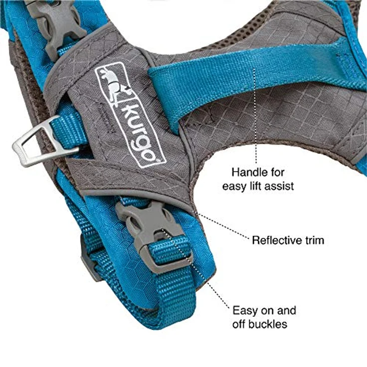Kurgo Journey Air Geschirr (XL, Hund, Spazieren), Halsband + Leine – Bild 4