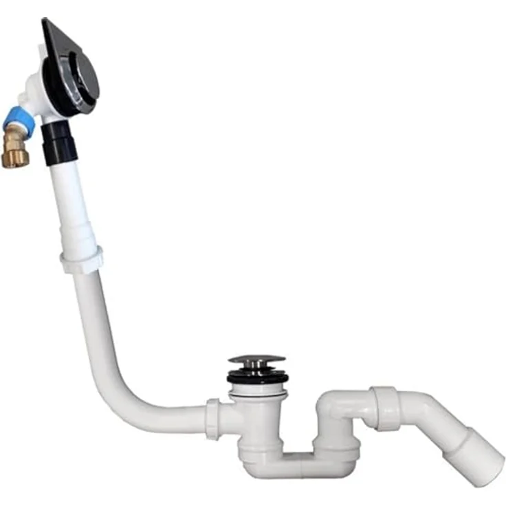 Villeroy & Boch Badewanne Oberon 2.0 mit integriertem Wasserzulauf, weiß, max. Wasserdurchfluss 20 l/min – Bild 2