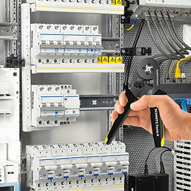 Crimpzangen Set von SCHMITZ.Tools® [1800 Teile] - Premium Aderendhülsen Zange [0,25– 10mm2] - Krimpzange - Presszange - Elektrowerkzeug - Aderendhülsenzange – Bild 3