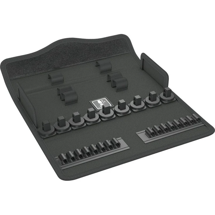 Wera Werkzeugbox 9462 Textile Box für 8003 Zyklop B 29, leer - Leichte und formstabile Werkzeugbox mit starkem Klettverschluss, ideal für den 29-teiligen Zyklop Knarrensatz