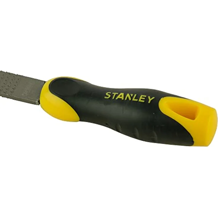 Stanley Holzraspel, Flachstumpf, Hieb 1 (Karbon-Stahl, ergonomischer Bi-Material Handgriff, Griffaussparung) 0-22-465 – Bild 8