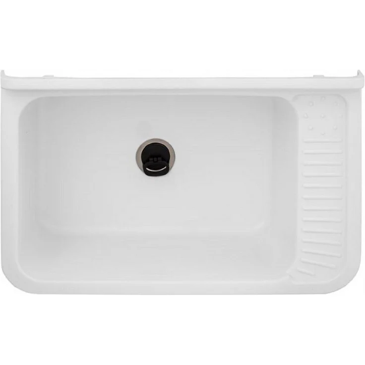 QLS Küchenspüle CELIA, Kunststoff-Spülbecken, 59x38 cm, Ideal für Garten, Garage und Werkstatt – Bild 1