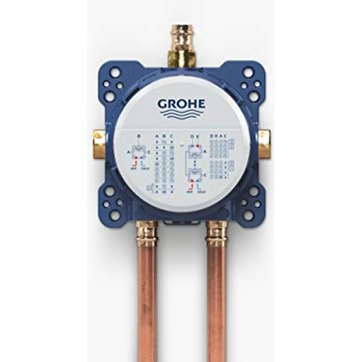 GROHE Rapido SmartBox | UP-Rohinstallation - Unterputz-Einbaukörper | 3 Abgänge 1/2 Zoll | 35600000,Blue – Bild 3