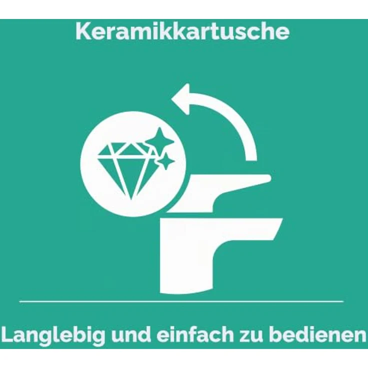 hansgrohe Logis 100 Waschtischarmatur, ComfortZone 100, Normalstrahl, Durchflussmenge 5 l/min, Metall Zugstangen-Ablaufgarnitur – Bild 7
