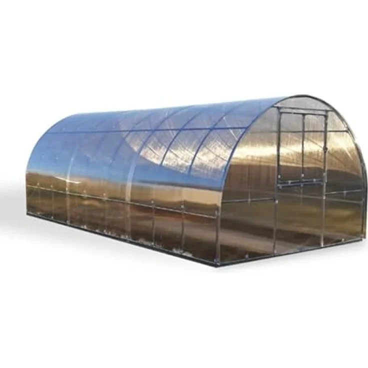 Klasika Gewächshaus KLASIKA Tube 3x6m mit Fundamenten und 6mm Polycarbonat – Bild 1