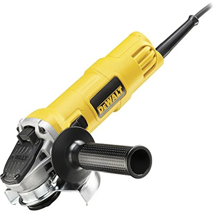 DeWalt Winkelschleifer Doppelset-Trennschleifer mit 2.200 W-230 mm und 900 W-125 mm Winkelschleifer, werkzeugloser Schutzhauben-Schnellverstellung, Spindelarretierung DWE494TWIN 125 mm Netz – Bild 4