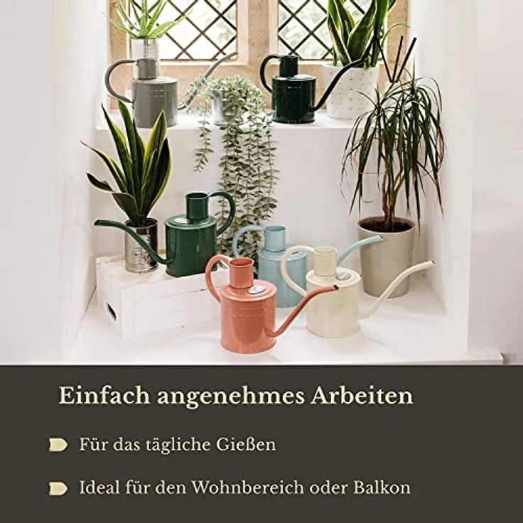 Kent & Stowe Gießkanne Hellblau 1L – Klassisch, Präzise, Langlebig – Bild 3