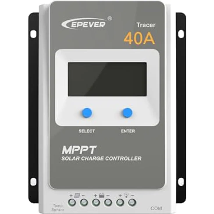EPEVER Tracer 4210AN MPPT Laderegler 40A 12V/24V LCD Display, ideal für Wohnmobile