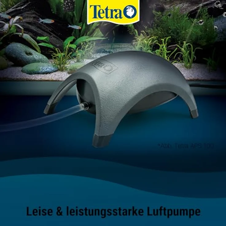 Tetra APS 300 Aquarium Luftpumpe - leise Membran-Pumpe für Aquarien von 120-300 L, schwarz – Bild 2