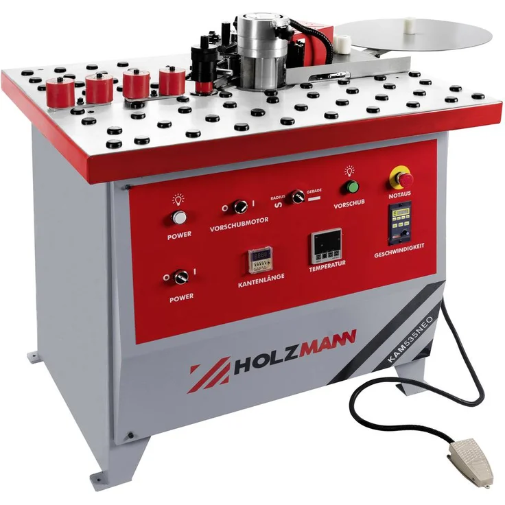 Holzmann Maschinen KAM535NEO_400V Kantenanleimgerät 1750W, für gerade und geschwungene Kanten, 400V